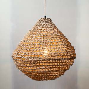 Lumi | Woven Pendant | Uovo