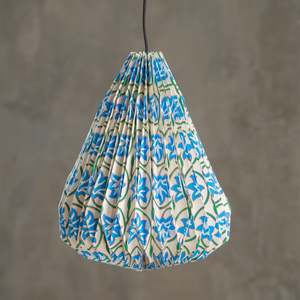 Pleated | Paper Light Shade | Teardrop | Garden