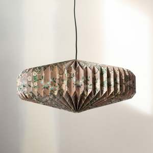 Pleated | Paper Light Shade | Orbit | Floral