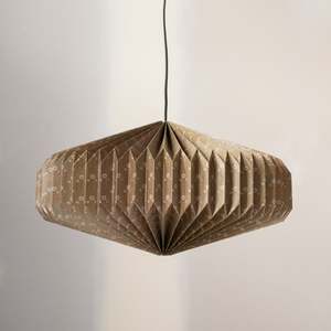 Pleated | Paper Light Shade | Orbit | Green