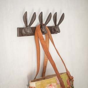 Just Added: Cast Iron Rabbit 3 Hook