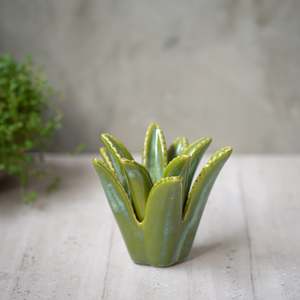 Just Added: Ceramic Candle Holder | Aloe Vera