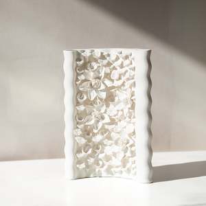 Just Added: Ceramic Vase | Phula | Matte White