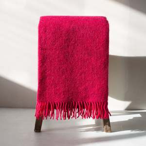 Klippan NZ Wool Blanket | Gotland | Cerise