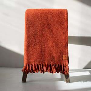 Klippan Recycled Wool Blanket | True | Rust