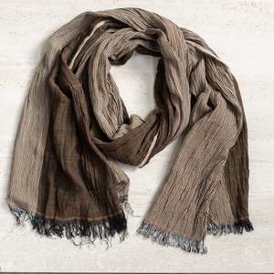 Cotton Scarf | Bold + Stripe | Bronze