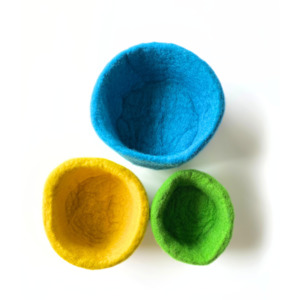 Montessori Toys New Zealand: Felt Baskets
