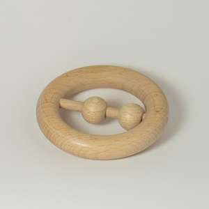 0 3 Months: Rattle (Ring with Beads)