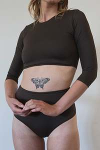 Two Piece Swimsuits: Arabica Rash Top