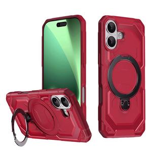 iPhone 17 Frosted MagSafe Holder Phone Case in Red - FoneBitz