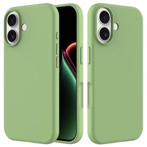 iPhone 17 Solid Colour Silicone Phone Case in Green - FoneBitz