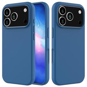 iPhone 17 Pro Silicone Phone Case in Blue - FoneBitz
