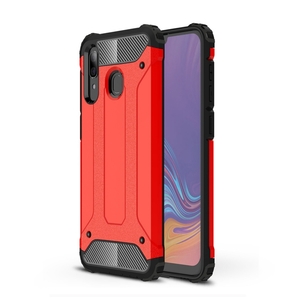 Samsung Galaxy A20 & A30 Dual Layer Armour Case in Red - FoneBitz