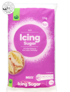 Ingredients For Woolworths Easy Shortbread: Icing Sugar 1kg