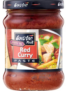 Ingredients For Woolworths Red Tofu Curry: Red Curry Paste (220g)