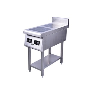 Products: Guzzini Double Induction Cooktop with Stand Hospitality Supplies Food Equipment NZ