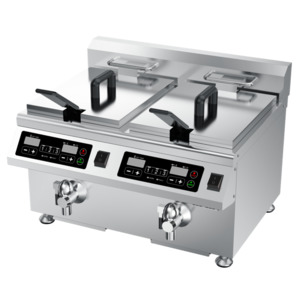 Products: Guzzini Commercial Twin Tank Induction Fryer Hospitality Supplies Food Equipment NZ