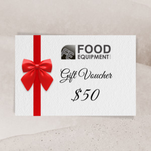 Products: $50 Food Equipment Voucher Hospitality Supplies Food Equipment NZ