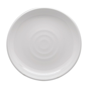 Products: Jab White Ripple Plate 25cm - Melamine Hospitality Supplies Food Equipment NZ