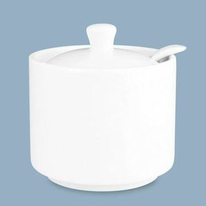 Wilkie Straight Sugar Sauce Bowl with Spoon 240ml - New Bone Hospitality Supplie&hellip;