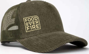 Accessories: FOOD OVER FIRE CORD TRUCKER CAP
