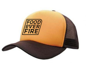 FOOD OVER FIRE TRUCKER CAP