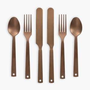 Knives: Barebones Copper Flatware (Set of 2)
