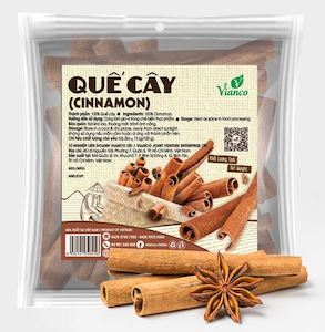 Cooking Ingredient: Quế cạo vỏ Vianco - 500g (Vianco cinnamon)