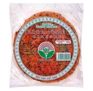 Discountable: Bánh Đa Tôm Mè Đen Trắng Hương Nam - 454g - Huong Nam Shirmp Sesame Rice Cracker