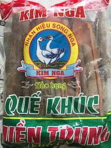Cooking Ingredient: Vỏ quế Kim Nga - 500g (Kim Nga cinnamon)