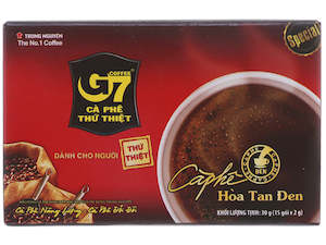 Trungnguyen: Cà Phê đen hòa tan - TRUNG NGUYÊN G7 - Pure Black Instant Coffee