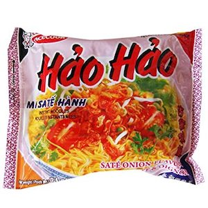 Hao Hao Instant Noodle Onion Sate- (Mì Hảo Hảo Sa tế Hành)