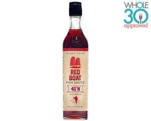 Sauces Seasoning: Red Boat Fish Sauce  40°N, 500ml - Nước Mắm Red Boat