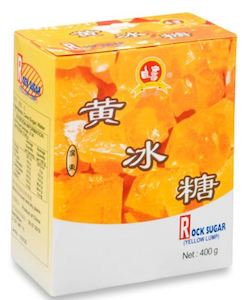 Baking: Đường Phèn Vàng - Yellow Rock Sugar - 400g
