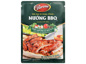 Herbs Spices Flavouring: Xốt Gia Vị Hoàn Chỉnh Barona - Nướng BBQ 80g(Barona sauce for BBQ)