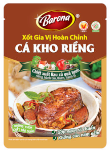 Xốt Gia Vị Hoàn Chỉnh Barona - Cá Kho Riềng 80g(Barona sauce for Galan&hellip;