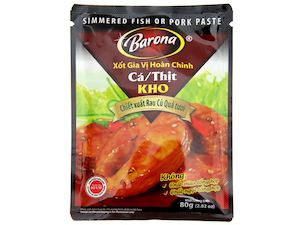 Xốt Gia Vị Hoàn Chỉnh Barona - Cá/Thịt Kho 80g(Barona sauce for Simmer&hellip;