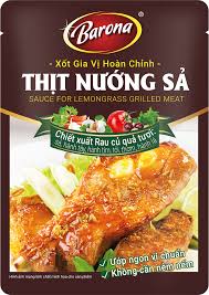 Xốt Gia Vị Hoàn Chỉnh Barona - Thịt Nướng Sả 80g(Barona sauce for &hellip;