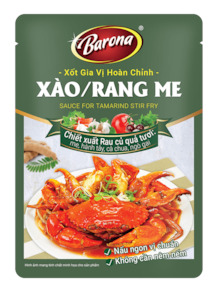 Xốt Gia Vị Hoàn Chỉnh Barona - Xào/Rang Me 80g(Barona sauce for Ramarind Stir Fry)