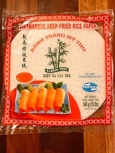 Rice Paper: Bánh Tráng chả giò - Ba Cây Tre - Spring Rolls - Round 22cm 340g