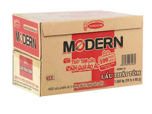 Mì Modern ly - 65g(Modern instant noodles with Thai shrimp Hot pot flaour handy)