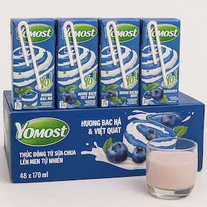Sữa Chua Uống Hương Việt Quất - YOMOST - Blue Berry Yogurt Drink 170ML