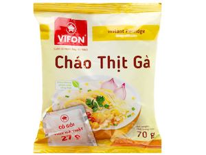 Instant Foods: Cháo gà - VIFON - PORRIDGE CHICKEN FLAVOUR 70G