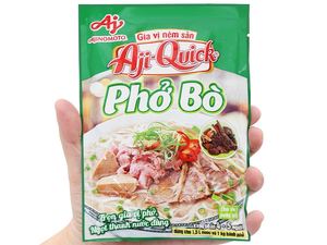 Gia Vị Nêm Sẵn Phở Bò - Ajiquick - Powders For Pho Bo