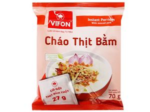 Cháo Thịt Bằm - VIFON - Porridge Pork Mince Flavour 70G x 50