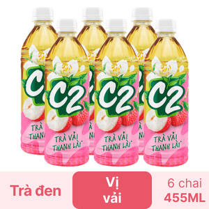 Best Sellers Nz: Hồng Trà Hương Vải C2 - Tan Hiep Phat - Green Tea Lychee Flavor C2 455ML x 24