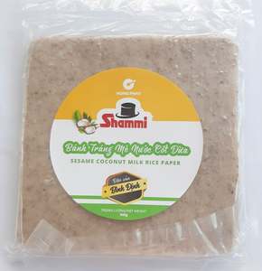 Rice Cracker: Bánh Tráng Nướng Mè & Nước Cốt Dừa Bình Định 500g