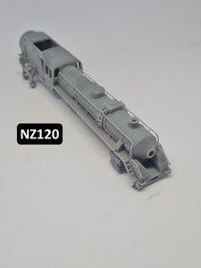NZR J class locomotive - partially streamlined (shell) - NZ120 - 3 Foot 6 Models