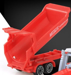 Red Wagon for Tractor - HO scale - 3 Foot 6 Models