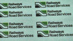 Products: Railways Road Services decals for buses - multiple scales - 3 Foot 6 Models